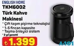 ENGLİSH HOME TKM6002 TÜRK KAHVE MAKİNESİ